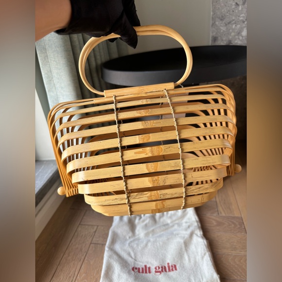 Cult Gaia Lilleth Natural Bamboo Bag - Picture 10 of 16
